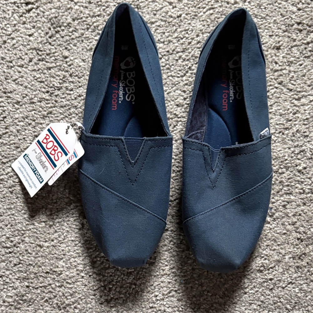 Skechers Men's Dark Blue Slip-On Loafers